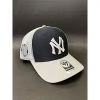 在飛比找蝦皮購物優惠-紐約洋基可調式棒球帽 棒球網帽 47 CLEAN UP NY