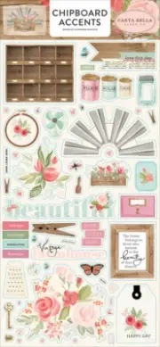 Carta Bella ~ FARMHOUSE MARKET ~ Chipboard Accents
