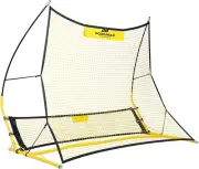 Upgraded Portable Soccer Trainer, 2 in 1 Soccer Rebounder Net