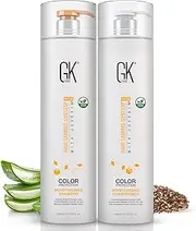 GK HAIR Global Keratin Moisturizing Shampoo and Conditioner Sets (33.8 Fl Oz/1000ml) for Color Treated Hair - Daily Use Cleansing Dry to Normal Sulfate Paraben-Free - All Hair Types for Men and Women