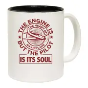The Engine Is The Heart Of An Airplane Pilot Mug Cup