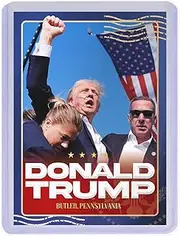 Donald Trump J13 Legendary Trading Card (Protective case Included) - Donald Trump Trading Card - Trump Collectibles, Trump Gifts, Trump 2024, Patriotic & Political Donald Trump - Made in America
