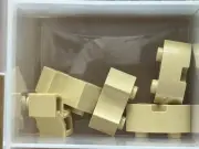 LEGO Parts - Tan Brick Round Corner 2 x 2 Macaroni Stud Notch - No 85080 - QTY 5