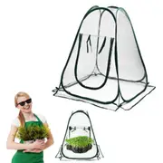 70x70x80cm Pop-up Greenhouse Cover Transparent PVC Mini Small Grow Plant House Tent