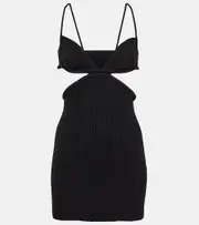[Off-White] Off-White Cutout minidress AU 10 black