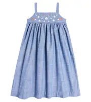 [Bonpoint] Bonpoint Fedora cotton dress Y 6 blue