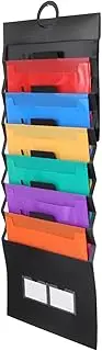 SECFOU Folder Hanging File Holder Office Wall Organizer Mail Organizer Wall Mounted Wall Mail Organizer File Wall Organizer Wall Document Holder