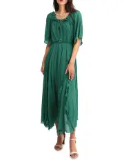 [Belle & Bloom] Amour Amour Ruffled Maxi Dress