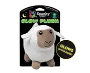Glow in The Dark Small Lamb Dog Toy by Spunky Pup