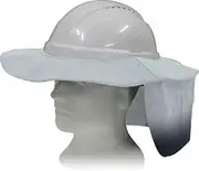 Maxisafe HBS558-W - Hat Brim with Neck Flap