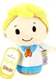 Hallmark Itty Bittys FRED Scooby Doo WB Cartoon TV 2015 4" Mini Plush Sold Out