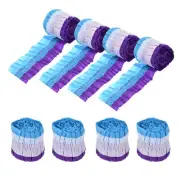 8Pcs Crepe Paper Streamers, 9.84ft Decoration Paper Blue, Purple, White