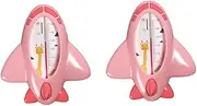 MERRYHAPY 2pcs Bathing Water Adorable Shape Temperature Sensor for Pools Bathtubs and More Pink