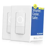 Smart Motion Sensor Switch, 2.4GHz Wi-Fi 3 Way Light Switch Compatible with