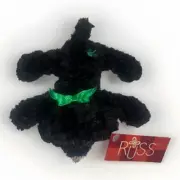 Russ Berrie and Co. “Bits O’Clover” Mini Dog embroidered Shamrock Plush W Tags