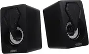 1 Pair USB Music Speaker Durable Voice Box for Home Office Gaming Powerful Sound Output Portable Design Style for Computer Laptop Use