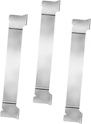 3pcs BBQ Tool Rack Stainless Steel Tool Holder Griddle Spatula Holder Barbecue Spatula Tool Holder Spatula Tool Rack Multipurpose Barbecue Clamp Baking Rack Barbecue Spatula Stand