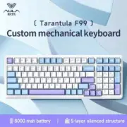 Mechanical Keyboard Gasket PBT Three Mode 2.4g Wireless Bluetooth Game Keyboard