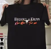 Brooks & Dunn logo black Tee t shir tour Size S-5XL