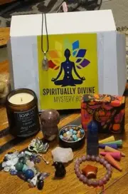 Mystery Crystal Box Handmade Soap Candle Jewellery Crystals