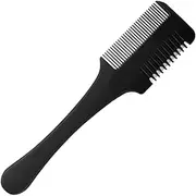 Ainkou Hair Thinner Razor Comb - Hair Trimmer and Cutter, Double Sided Tool for Salon and Home Styling (Black)