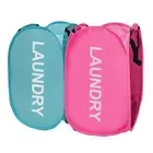 Collapsible Laundry Hamper 2 pack Mesh Pop Up Laundry Hamper with Handles, Fo...