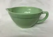 Jadeite 71/2 Batter Mixing Bowl W/handle And Spout