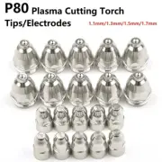 P80 Plasma Cutting Torch 60A 80A,100A P80 CNC-Plasma Torch Tip Electrode-Nozzle