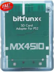 PS2 MX4SIO TF Card Adapter, SD Card Reader for PS2 Fat Console (Blue)