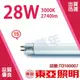 [喜萬年]含稅 (箱) TOA東亞 FH28L-EX 28W 830 黃光 T5日光燈管 _TO100007