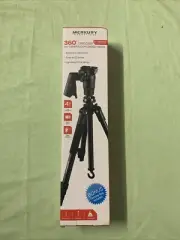 Merkury Innovations MI-TB254-101 360° Trigger 54” Camera/ Camcorder Tripod New