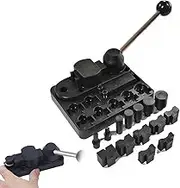 Munichsunny Metal Wire Bending Jig Set, Ring Bender Tool for Spoon Rings Heavy Duty, Metal Wire Bending Jig Set with Adjustable Dies, Wire Wrapping Tools,for Jewelry Making (Style A)