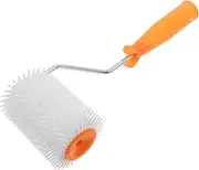 Self Leveling Defoaming Roller Brush Spiked Screed Tool for Smooth Cement Floor Finishing Efficient Air Bubble Removal Lightweight Design for Easy Handling