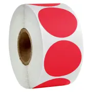 Color Code Dot Labels Stickers 500pcs/roll With 1 Inch Red Can Be Written Envelope Seal Label Stationery