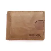 RFID Antimagnetic Leather Card Holder Mini Wallet For Men