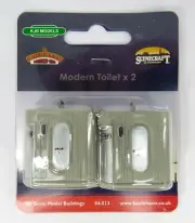 BNIB OO Gauge Bachmann 44-513 Modern Toilet (x2) - For Station / Town / Car Park