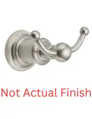 California Faucets 48-DRH-PC Double Robe Hook Polished Chrome