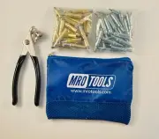 25 3/16 & 25 3/32 Zephyr Kwik-Lok Cleco Fasteners + Pliers w Bag (KZ4S50-5)