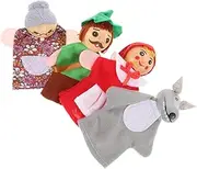 Generic 4pcs Cute Animal Finger Puppets for Boy Girl Engaging Storytelling Props for Toddlers for Interactive Play and Holiday Fun