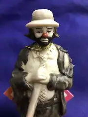 Emmett Kelly Jr. "SWEEPING UP" Clown Flambro With Box and COA Brand New