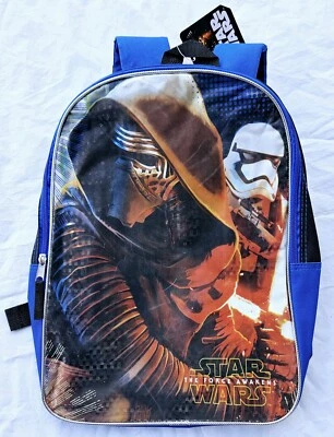 Disney- Star Wars- The Force Awakens Kylo Storm Trooper Child's Backpack NWT