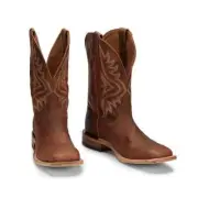 Tony Lama Boots Men Avett 11" Square Toe Western Boot | Honey Brown (7956) 11.5D