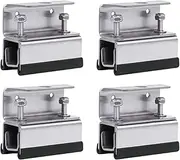 Solar Panel Mount - 4X Photovoltaic Panel Mounting Brackets - Stainless Steel Heavy Duty Photovoltaic Rack for Boat RV Roof Camping