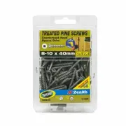 Zenith 8 - 10 x 40mm Treated Pine Countersunk Head Screws - 100 Pack
