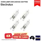 4x HALOGEN LAMP 25W 240VAC G9 FOR ELECTROLUX EVEP614SC OVEN | FREE SHIPPING