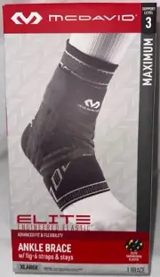 Adult McDavid Elite Engineered Elastic Ankle Brace X-Large, MD5146