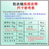 在飛比找蝦皮購物優惠-乾衣機皮帶 烘衣機皮帶 東元 國際 聲寶 大同 歌林 惠而浦