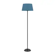 Jaxon 1 Light Floor Lamp Black & Blue - JAXON FL-BKBL
