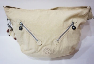 Kipling Farrah Neon Crema Shoulder Hobo Bag HB3712 NWT