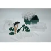 12 Cells Seedling Starter Tray Breathable Stackable Plant Grow Germination xiYCD